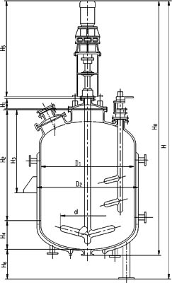 F型搪玻璃反應釜
